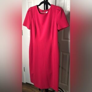 Calvin Klein Carnation Pink Sheath Dress, Size 10